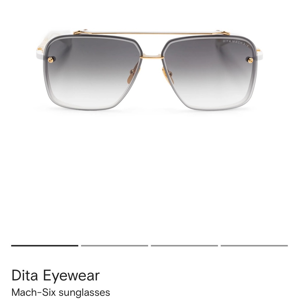 DITA Mach-Six Sunglasses - Gold and Gray